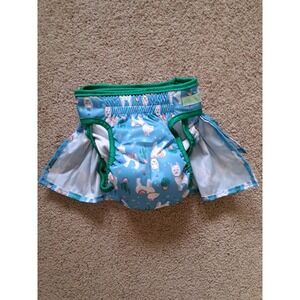 Wegreeco Washable Male dog diapers Reusable Waterproof Washable Diaper Skirt  L